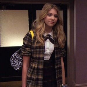 DVF coat ASO Gossip Girl